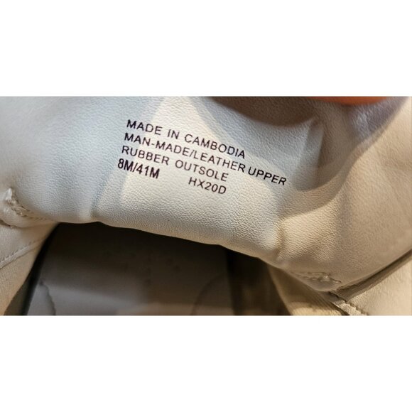 Michael Kors Baxter Sneakers Sz 8M Leather Designer Shoe - Picture 15 of 16